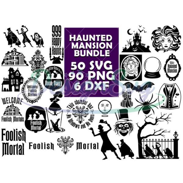 haunted-mansion-bundle-svg-halloween-svg-haunted-mansion-foolish-mortals-doom-buggy-happy-haunts-spider-svg-bat-svg-magical-svg