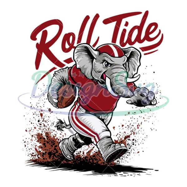 alabama-roll-tide-svg-elephant-design-alabama-sport-team-roll-tide-elephant-png-download