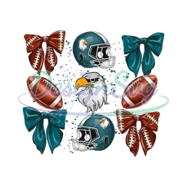 eagles-football-coquette-bow-png-football-sublimation-designs-football-png-football-sublimation-football-bow-png-football-ribbon