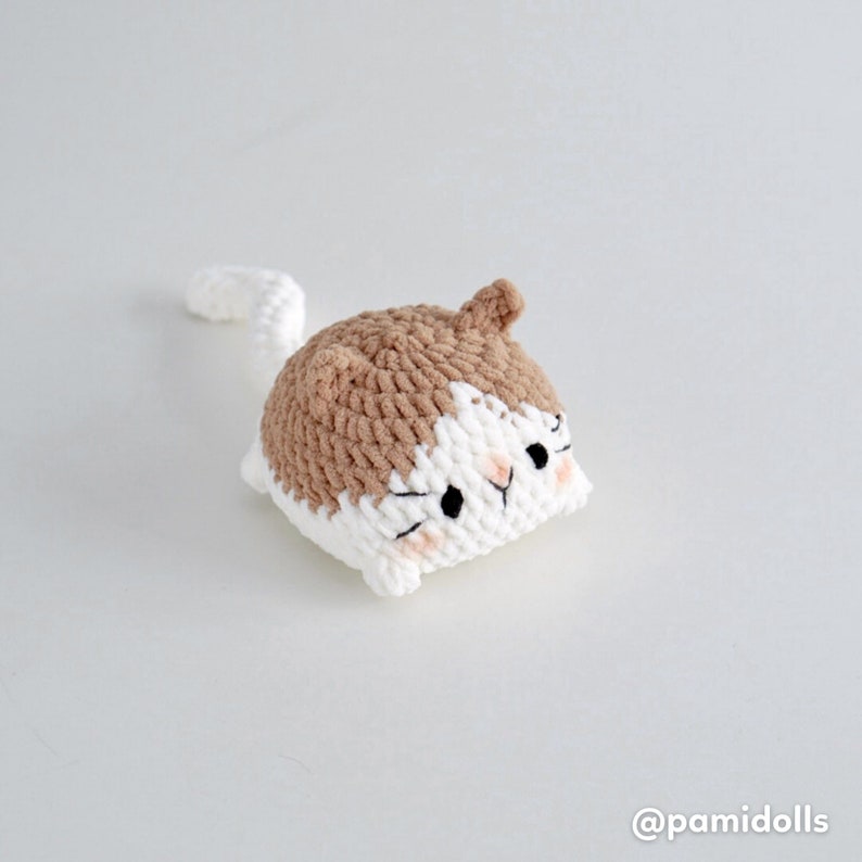 No-sew 3in1 Cat Bun Cat Loaf Amigurumi Crochet Pattern Bundle 10