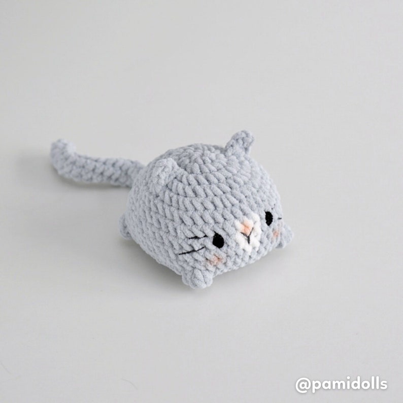 No-sew 3in1 Cat Bun Cat Loaf Amigurumi Crochet Pattern Bundle 8