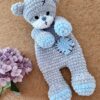 Crochet bear snuggler pattern Bear lovey pattern for kids Amigurumi bear cuddle toy pattern 15 il 794xN.6226433786 blhl