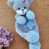 Crochet bear snuggler pattern Bear lovey pattern for kids Amigurumi bear cuddle toy pattern 12 il 794xN.6274484275 rah7