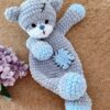 Crochet bear snuggler pattern Bear lovey pattern for kids Amigurumi bear cuddle toy pattern 11 il 794xN.6274484285 cnni