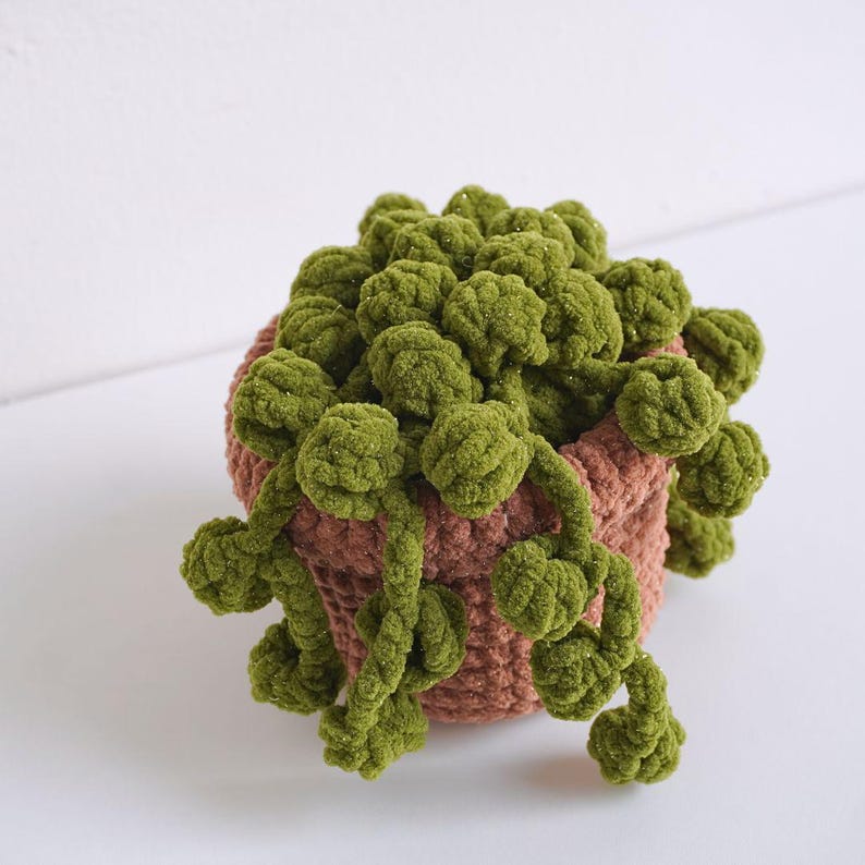 Baby String Pearls Crochet Pattern, Amigurumi Plant Pattern, Crochet Home Decor, Digital PDF Pattern 8