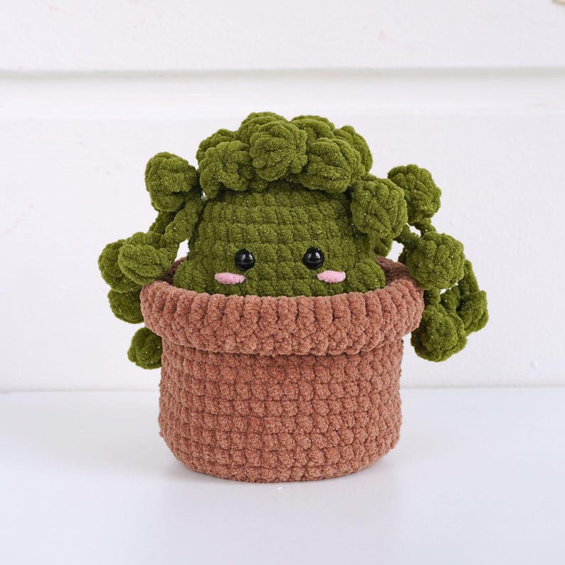 Baby String Pearls Crochet Pattern, Amigurumi Plant Pattern, Crochet Home Decor, Digital PDF Pattern 4