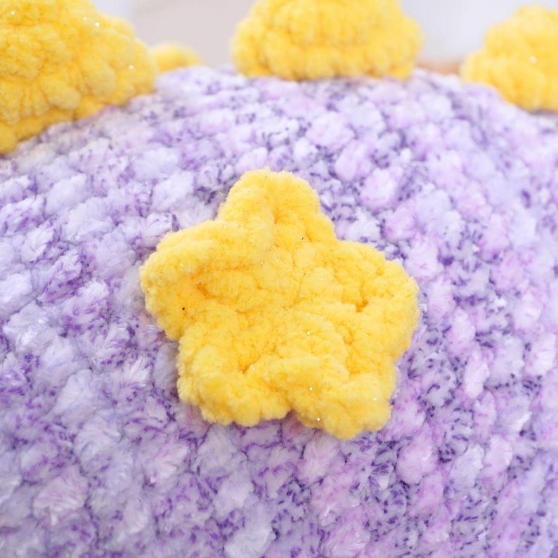 Sleeping Plesiosaur Dragon Crochet Pattern, Amigurumi Crochet Pattern, Dragon Crochet Pattern, Adorable Dragon Crochet Pattern 6