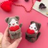Crochet Mini Cats 7 in 1,Pattern, English, French only,Cats with heart, Valentine day 14 il 794xN.6594239045 g4vi